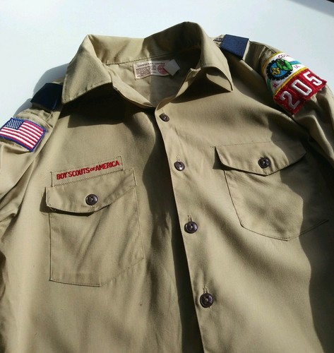 Vintage 1970s Boy Scouts Of America Uniform Sz M