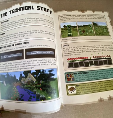 Mojang Minecraft Beginners Handbook First Edition Book