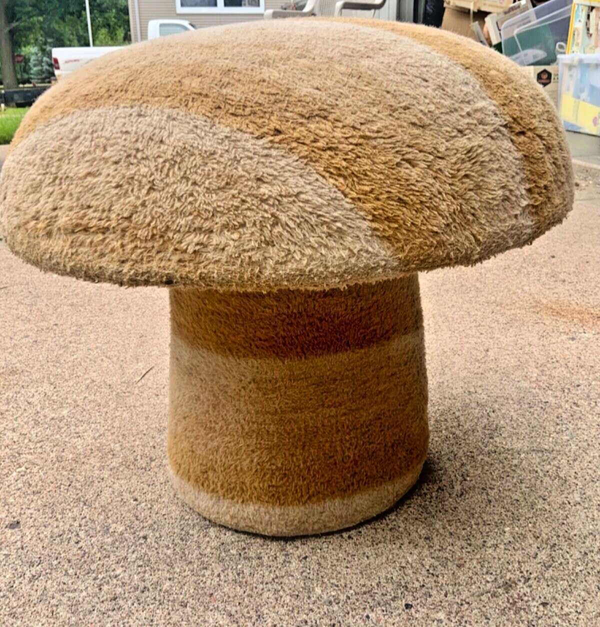 Vintage mushroom stool discount