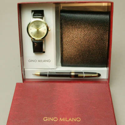 Gino milano watch and wallet set sale