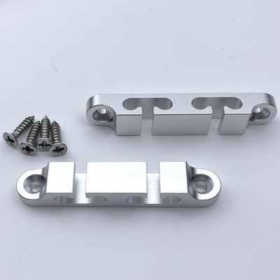 2*Aircraft Aluminum Bass 4 String Retainer String Guide Tree Hipshot Style