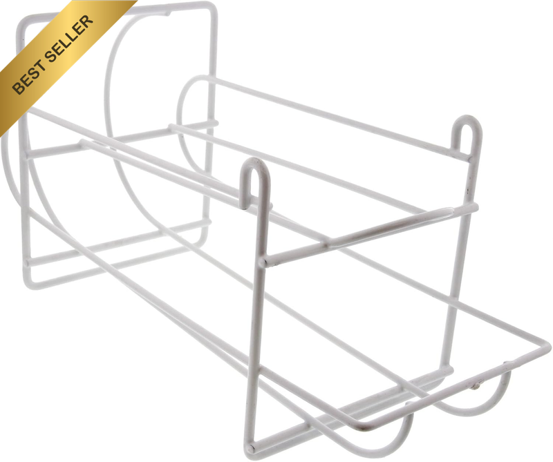 1102 Can Dispenser Chrome White