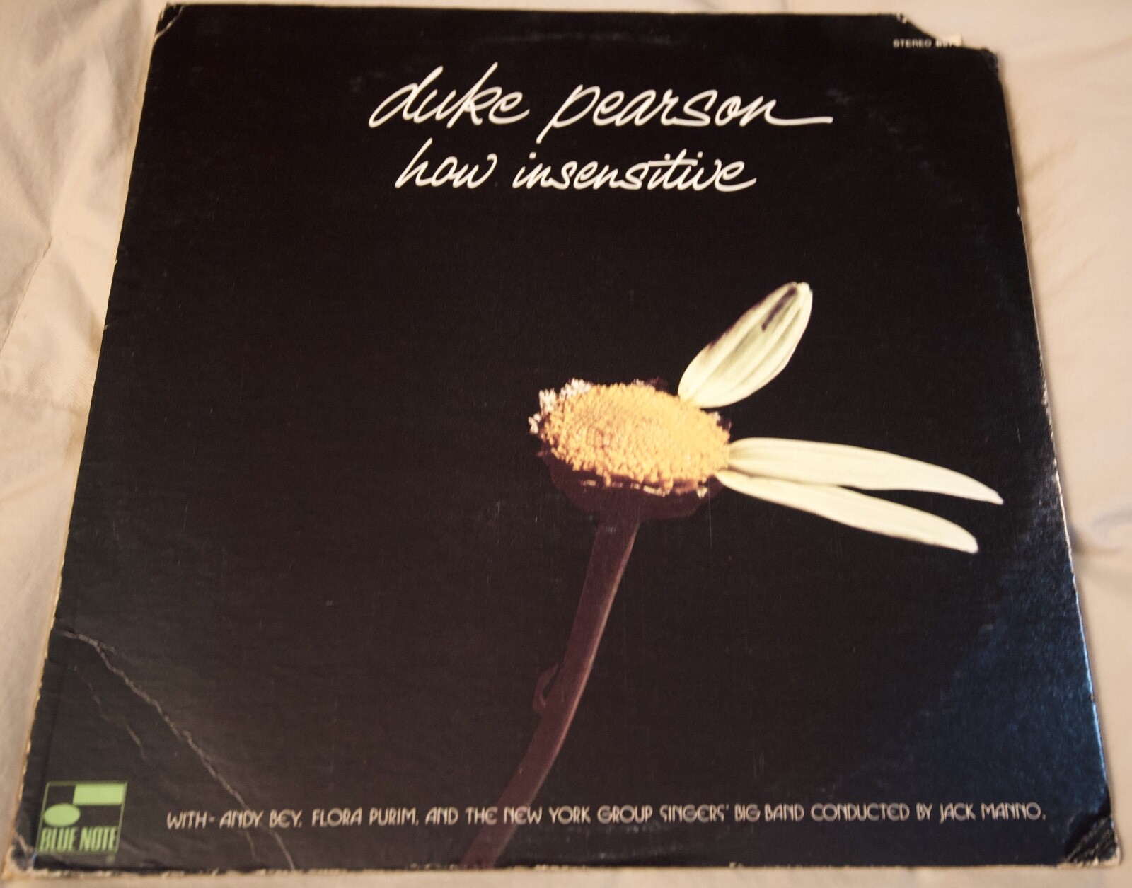 Duke Pearson How Insensitive Vinyl Rare Recording vg+ sleve