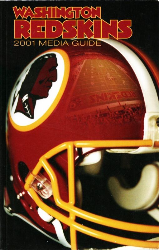 2001 Washington Redskins NFL Football Media GUIDE