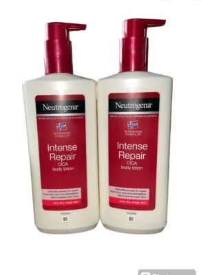 2 NEUTROGENA INTENSE REPAIR Body Lotion For Very Dry Rough Skin 400ml