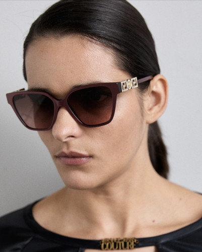 Pre-owned Versace 0ve4471b-54755m Pastel Pink Sunglasses
