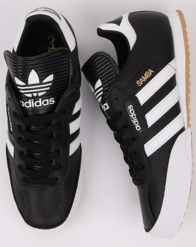 adidas samba super black white