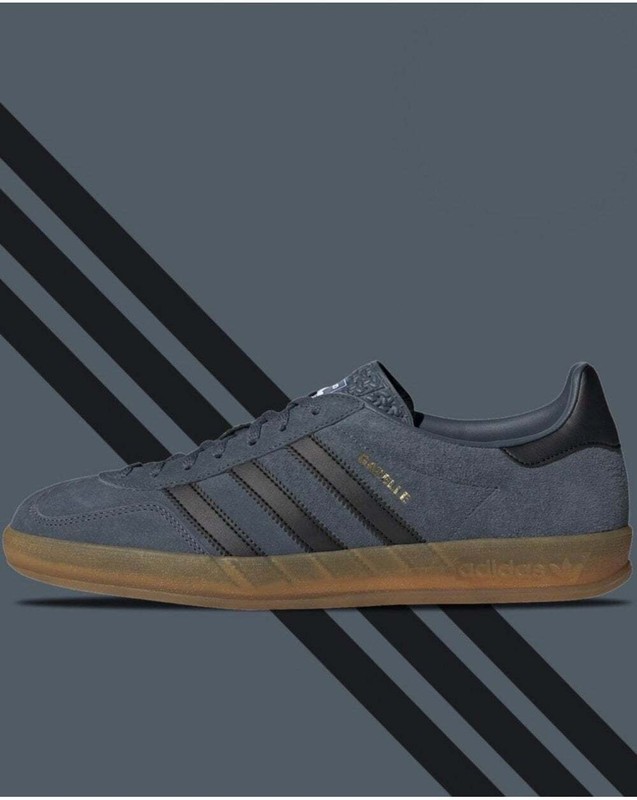 Adidas Gazelle Indoor - Legacy Grey \u0026 Blue - BNIBWT | eBay