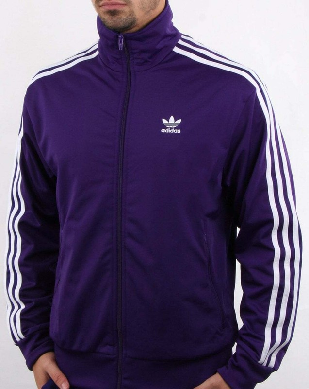 Adidas Originals Firebird Track Top - Purple \u0026 White - BNWT | eBay