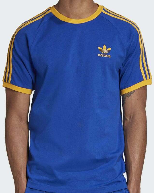 adidas originals 3 stripes ringer tee