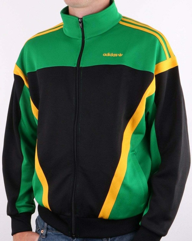 adidas green and gold jacket