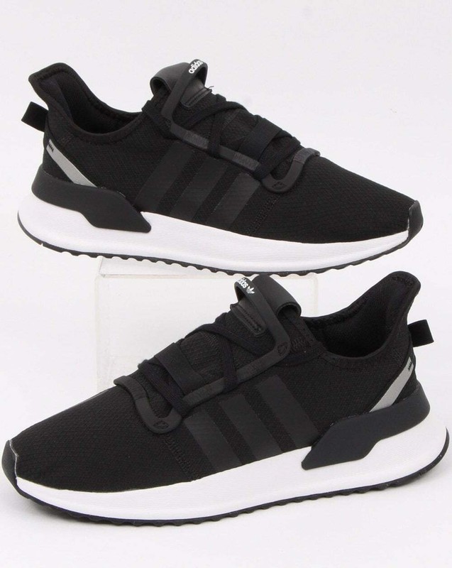 black and white adidas u path