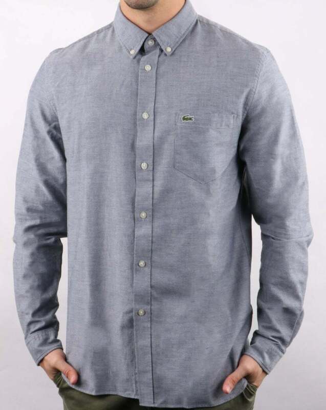 Lacoste Long Sleeve Shirt in Navy Blue 
