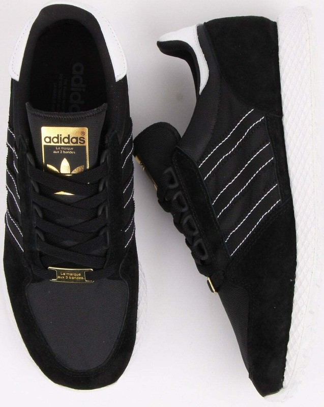 adidas originals forest grove trainers in black