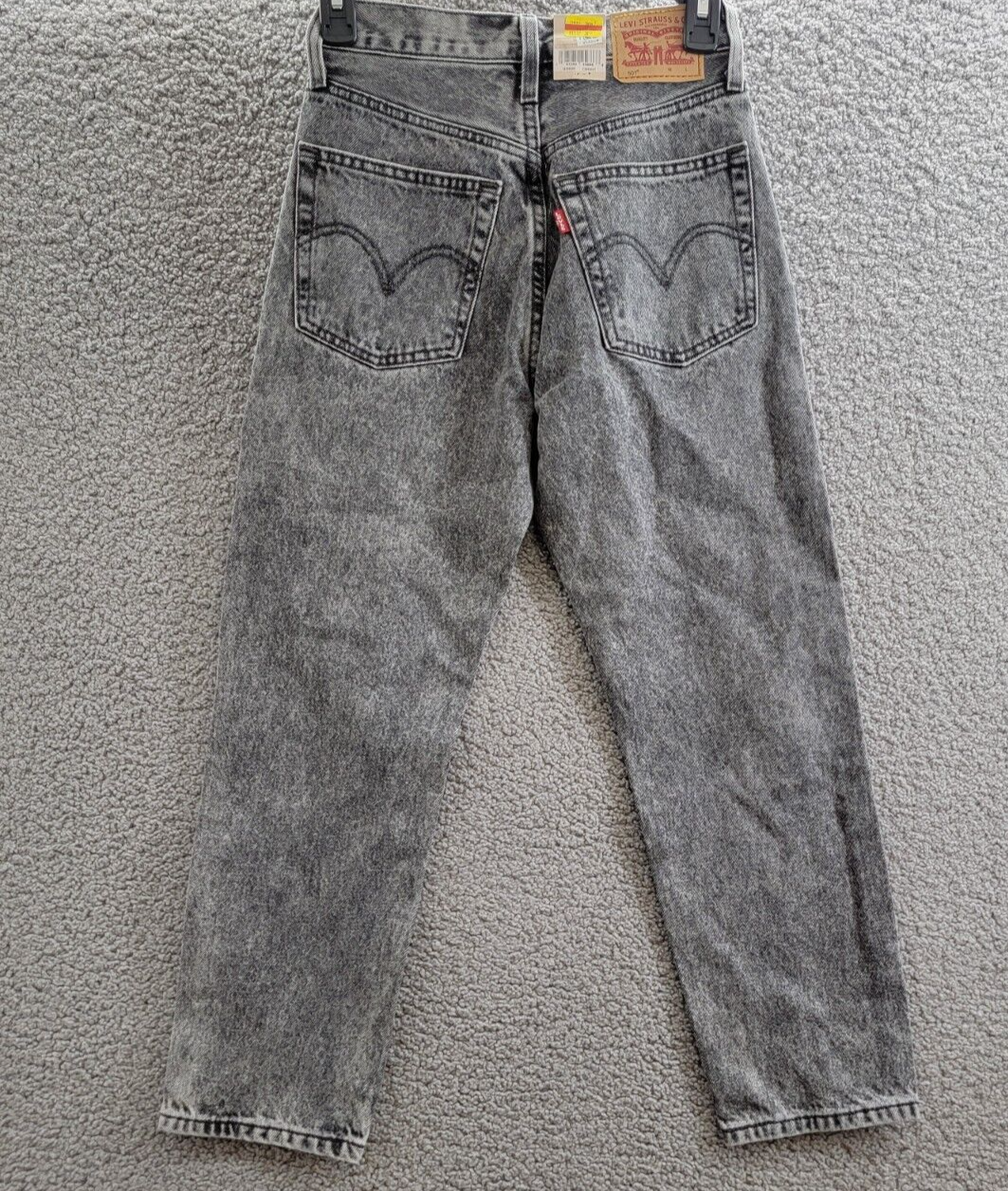 Levi's 501® Cropped Straight-Leg High Rise Jeans Women's 24 x 26 Sophisticated - Picture 11 of 16