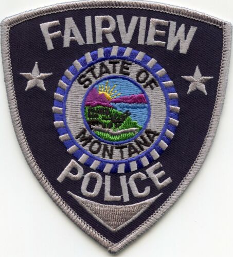 FAIRVIEW MONTANA MT POLICE PATCH