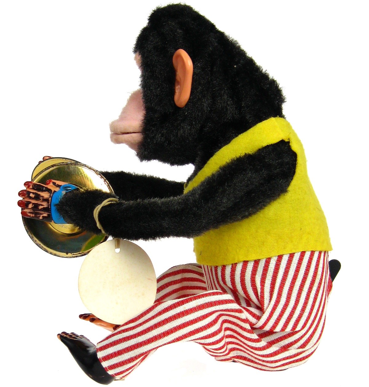 Vintage Daishin Japan Musical Jolly Chimp Toy Story Monkey w/Box & HangTag Works