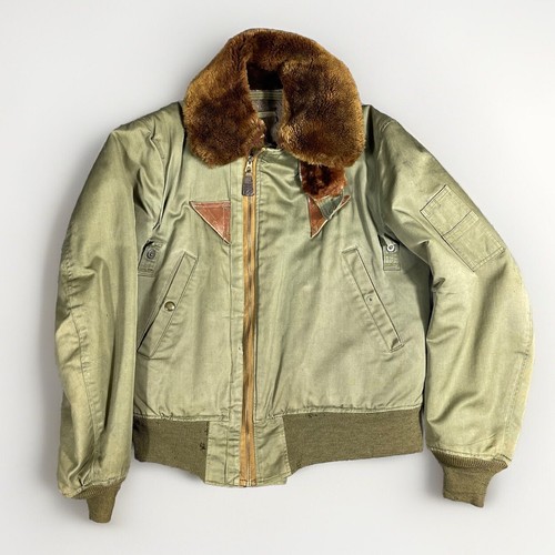 40’s WW2 US AIR FORCE B-15 FLIGHT JACKET USAAF Type B-15 Jacket