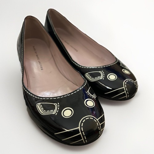 【値下げ】Marc Jacobs-Dolly レザー バレエ　フラットシューズ 値下げ】Marc Jacobs-Dolly レザー バレエ フラットシューズ