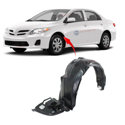 Parts N Go 1999-2006 3 Series Front Fender Liner Driver Side Left Hand Lh Splash Guard E46 Bm1250103 51717039677