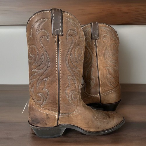 Skips Boots Men's 9.5 D Brown Leather Exclusively For
