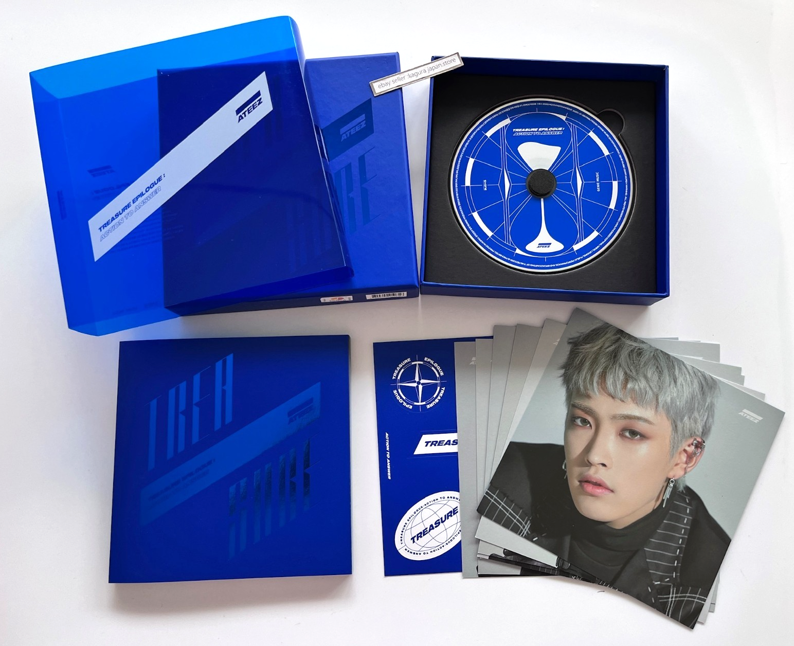 ATEEZ TREASURE Action To Answer ヨサン トレカ ATEEZ San Treasure Epilogue Action To Answer Photocard Z Ver