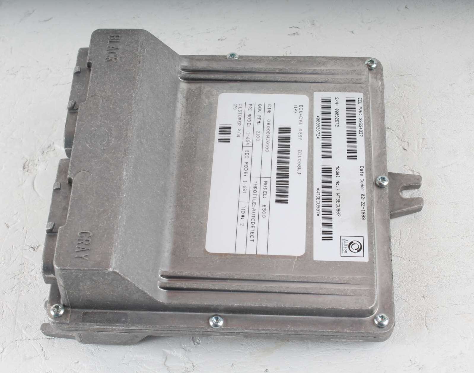 New ECU008WJ Allison ECU + Cal WTEC III ECU P/N 29534937 | eBay