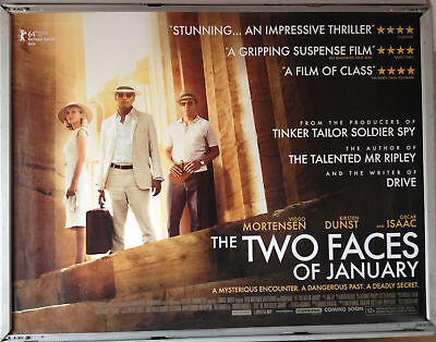 Cinema Poster: TWO FACES OF JANUARY 2014 (Quad) Viggo Mortensen Kirsten Dunst