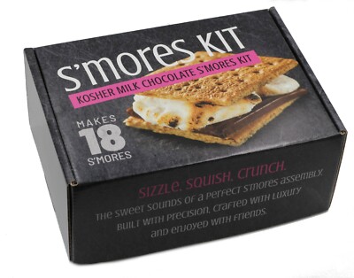 Only Kosher Candy Dark and Milk Chocolate Flavored Smores Kit - Makes 18 S mores