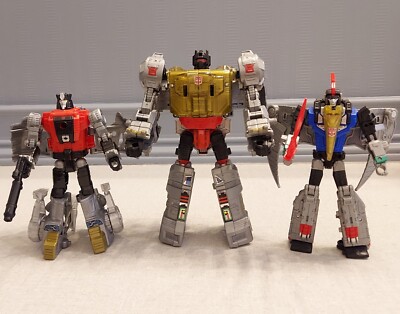 Transformers Power Of The Primes Dinobots Lot POTP Grimlock Sludge Swoop Hasbro
