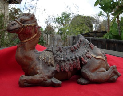 antique victorian figural arabian camel austrian cold painted