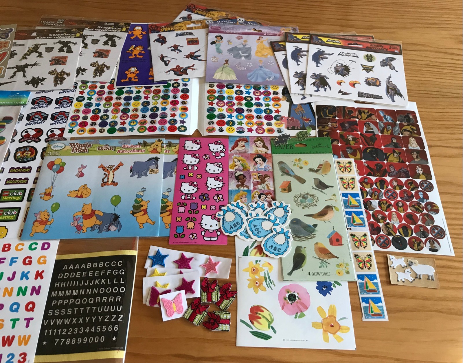 Big Lot Scrapbook Embellishments Stickers Letters Numbers Assorted Scrapbooking