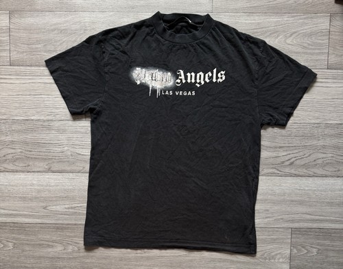 Tシャツ・カットソー PALM ANGELS Men Tops PMAA089F23JER0010110 WHITEBLACK PALM ANGELS: cotton T-shirt with printed logo - White | Palm