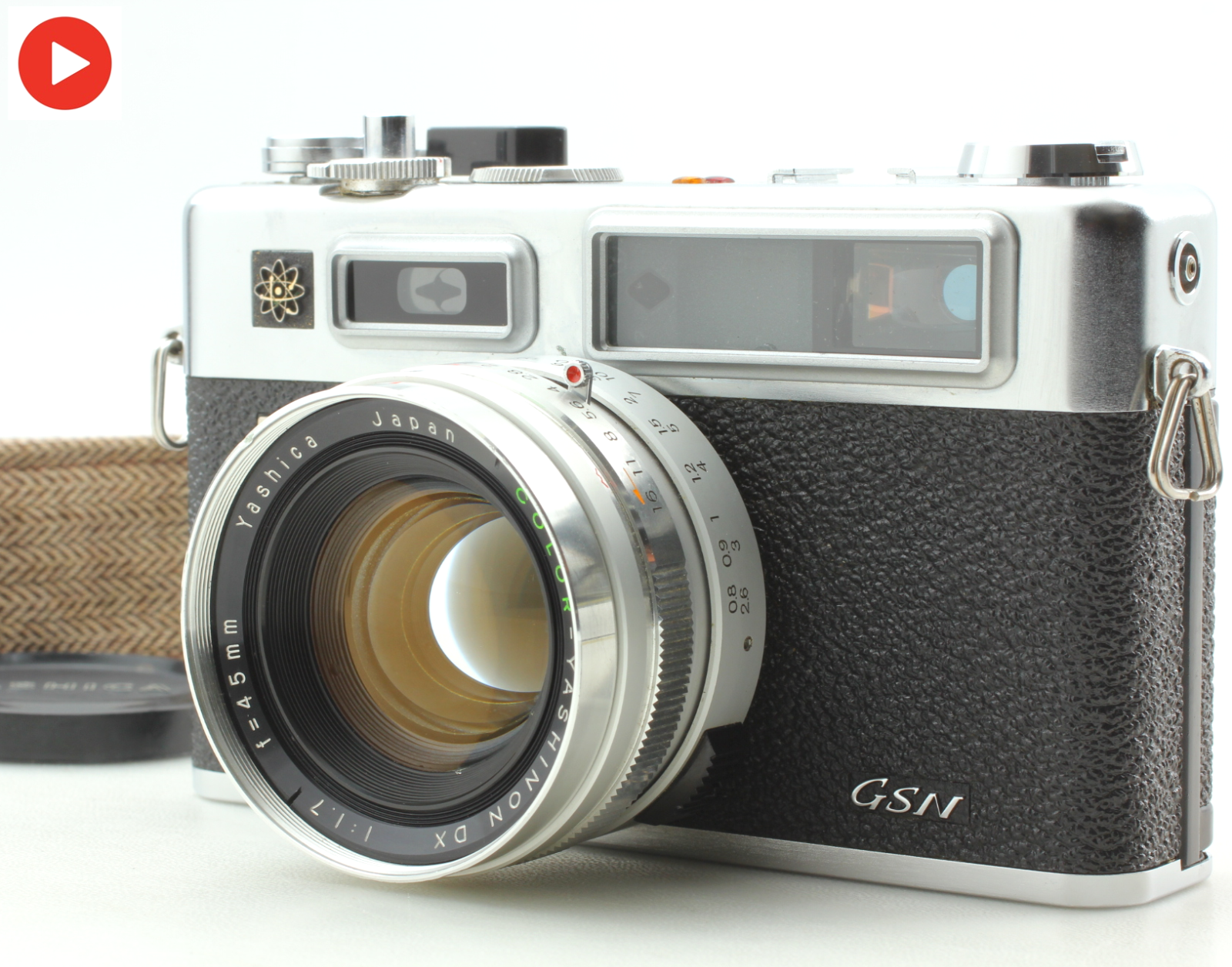 Yashica Electro 35 GSN 35mm Spiderman Camera AS IS - FOR