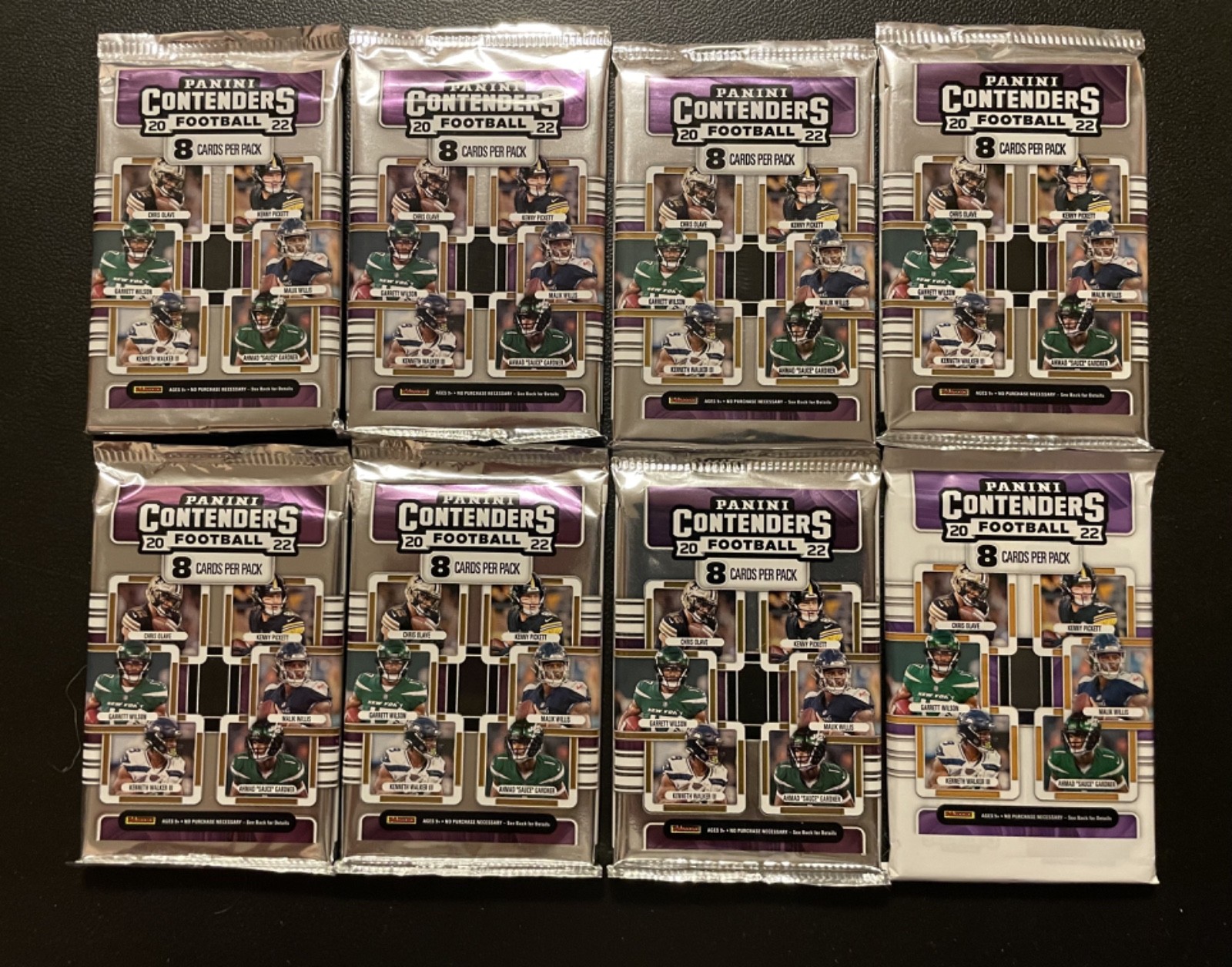 2022 Panini Contenders Football 8 Cards Per Pack Lot Of 8 #30