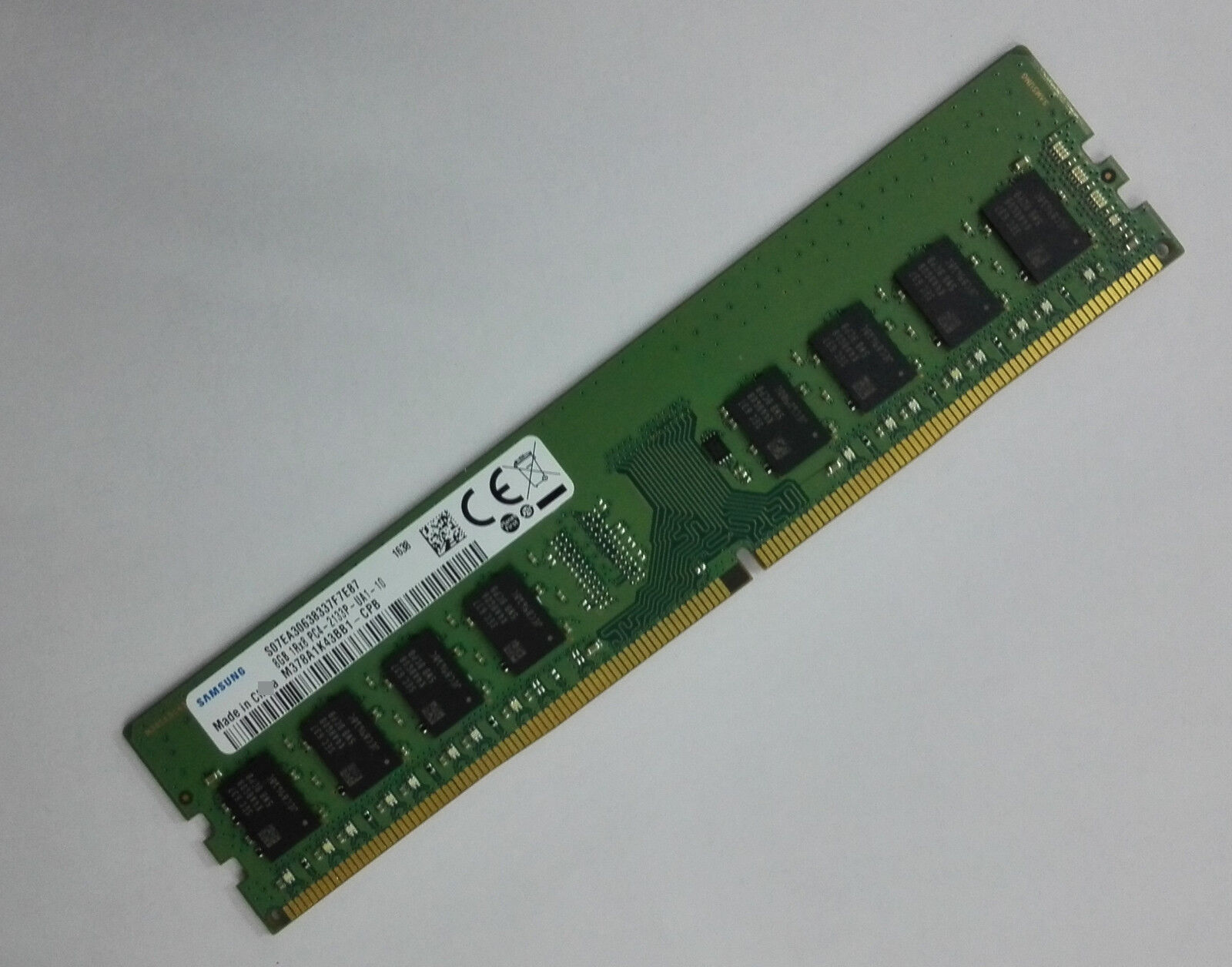 SAMSUNG 8GB DDR4 2133 Desktop DIMM RAM 1Rx8 PC4-17000 SAMSUNG 8GB DDR4 2133 Desktop DIMM RAM 1Rx8 PC4-17000
