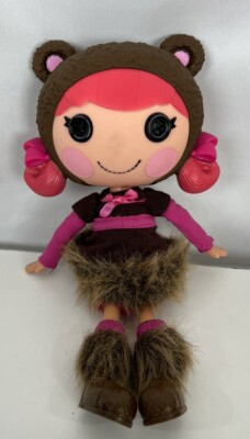Lalaloopsy Honey Pot Teddy Bear 12'' Girl Doll Faux Fur Dress Boots Collectible