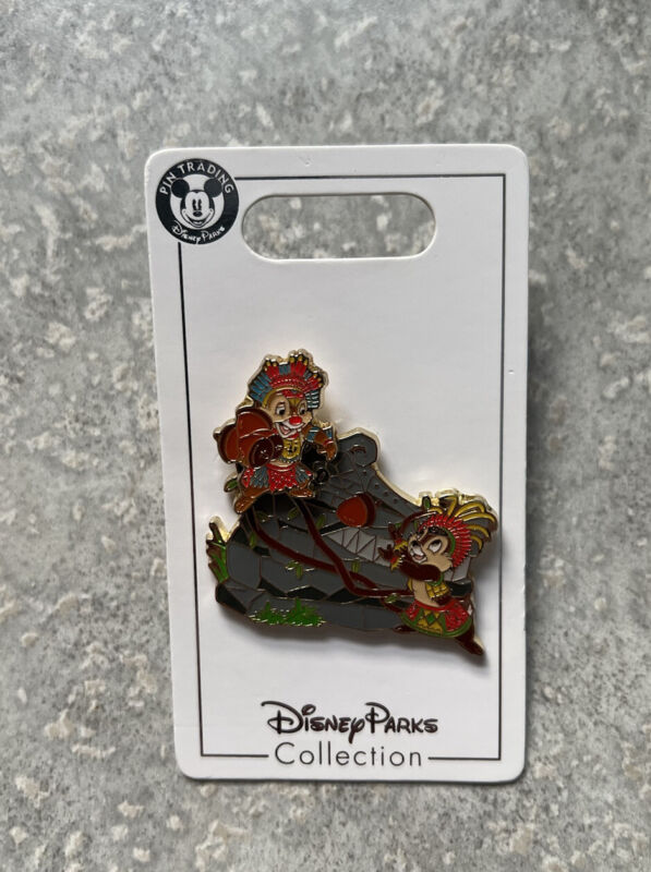 Disney SHDR Shanghai Disneyland Indiana Jones Aztec Mayan Chip And Dale Pin 2021
