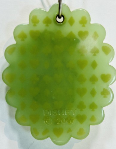 Disney Alice and Wonderland Necklace 2007 Faux Jade Couture Pendant Only