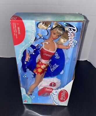 NIB Barbie Special Edition Vintage 1999 Coca Cola Splash Doll