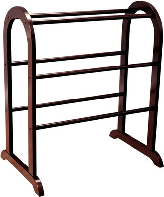 Frenchi Home Furnishing Quilt Rack, Cherry Finish