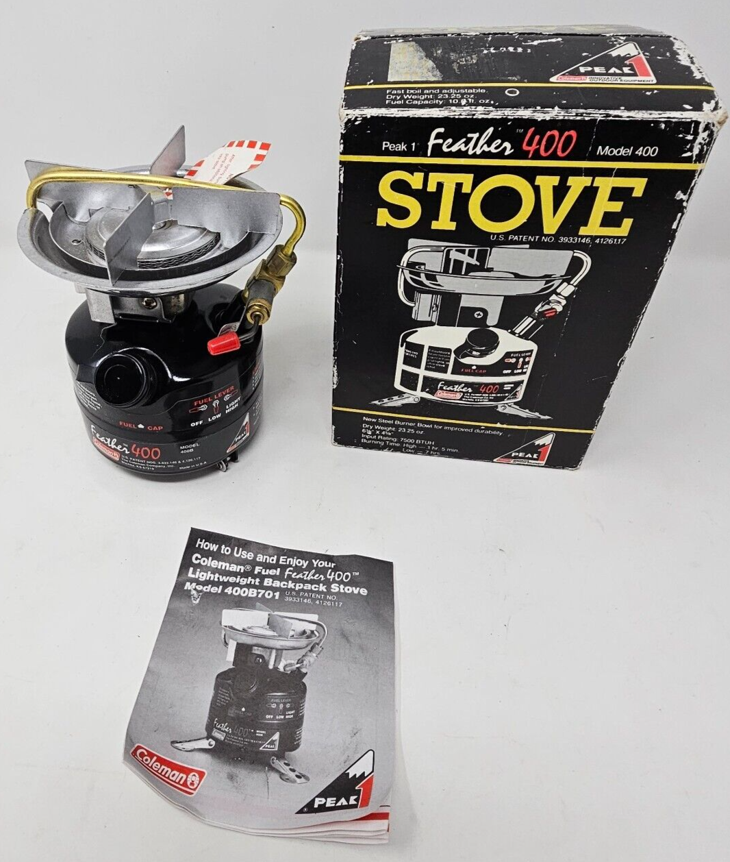 Coleman Peak 1 Feather 400 Stove Model 400B701