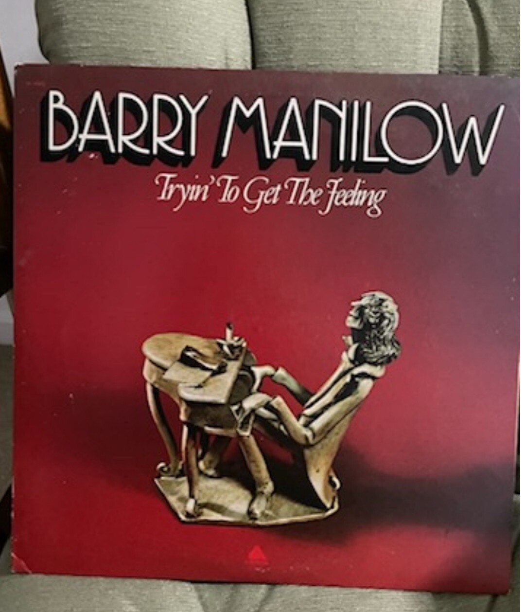 BARRY MANILOW TRYIN TO GET THE FEELING VINYL LP RECORD AL4060 70s I WRITE SONGS-