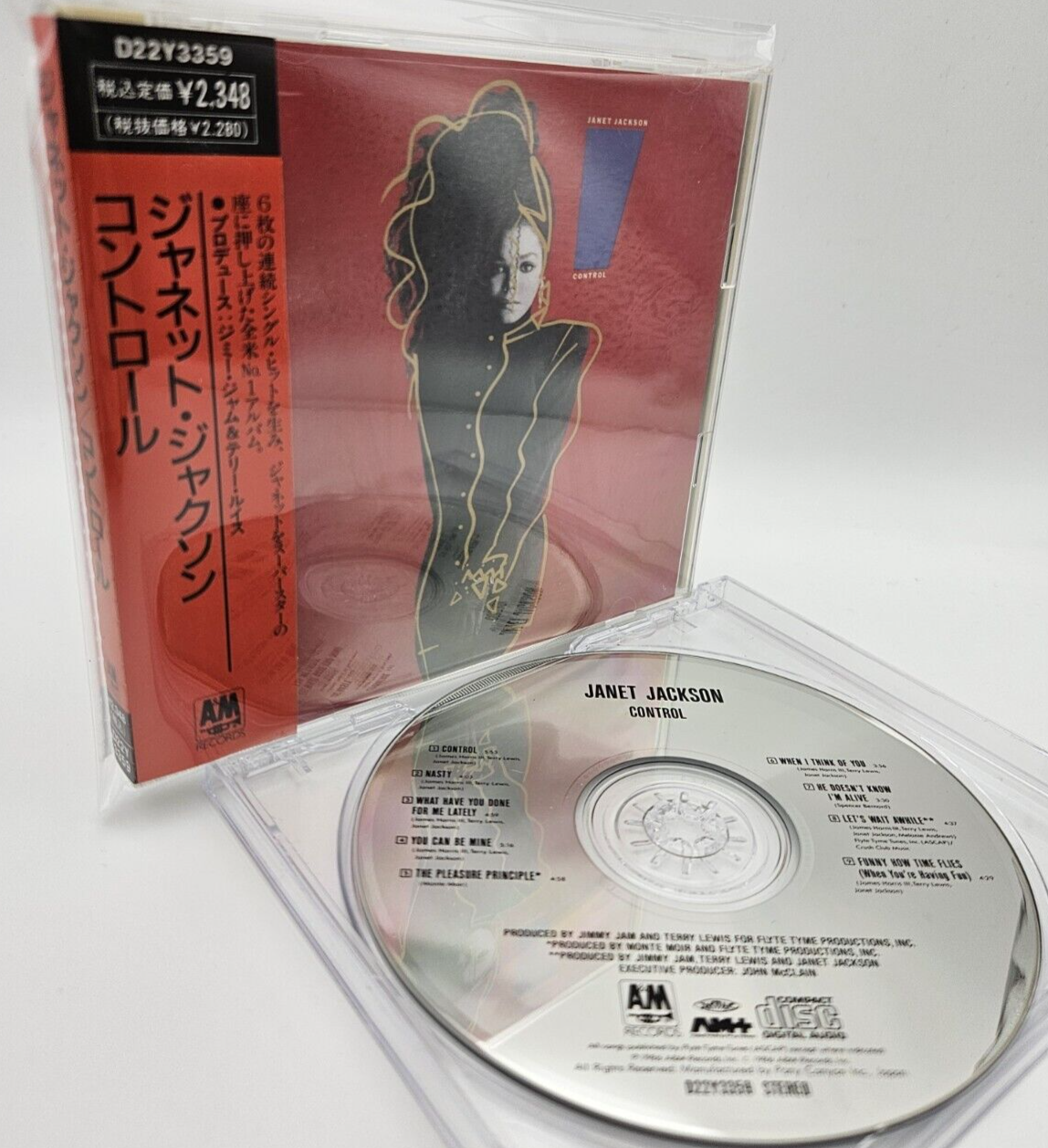 JANET JACKSON Control Japan Vintage CD D22Y3359 w/OBI CSR