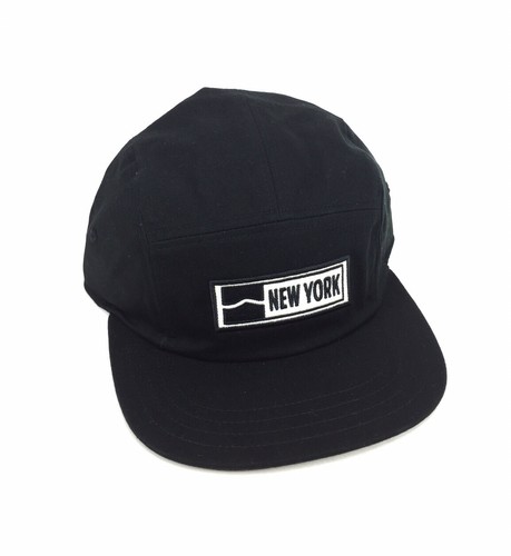 NEW Vans NYC New York 5 Panel Camp Buckle Регулируемая черная кепка для скейтборда для взрослых