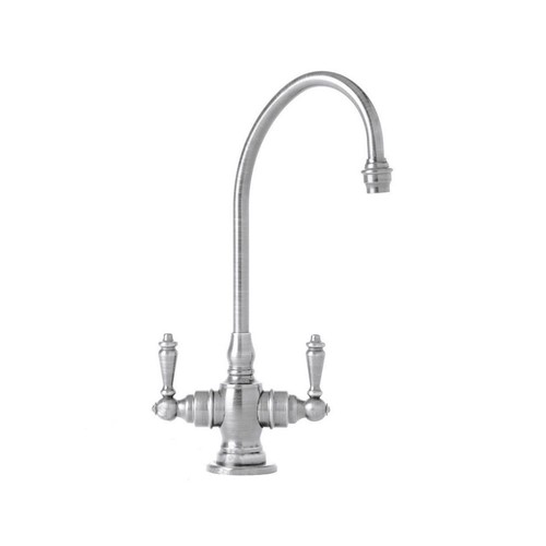 Waterstone 1455HC-SS Industrial 2 Bend U-Spout Hot ＆ Cold Filtration Faucet Stainless Steel 並行輸入品