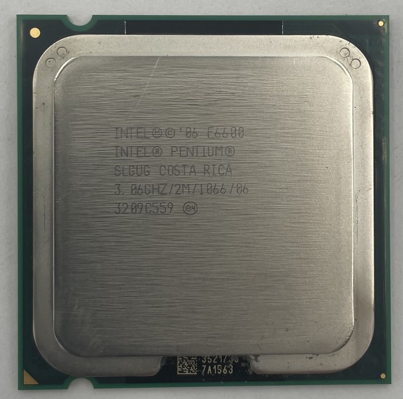 Intel core 2 e6600. Pentium e6600.