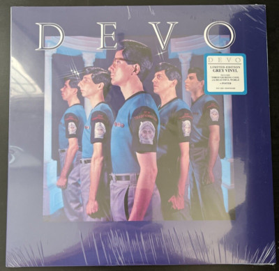 DEVO NEW TRADITIONALISTS GREY VINYL LP + POSTER LIMITED SEALED MINT