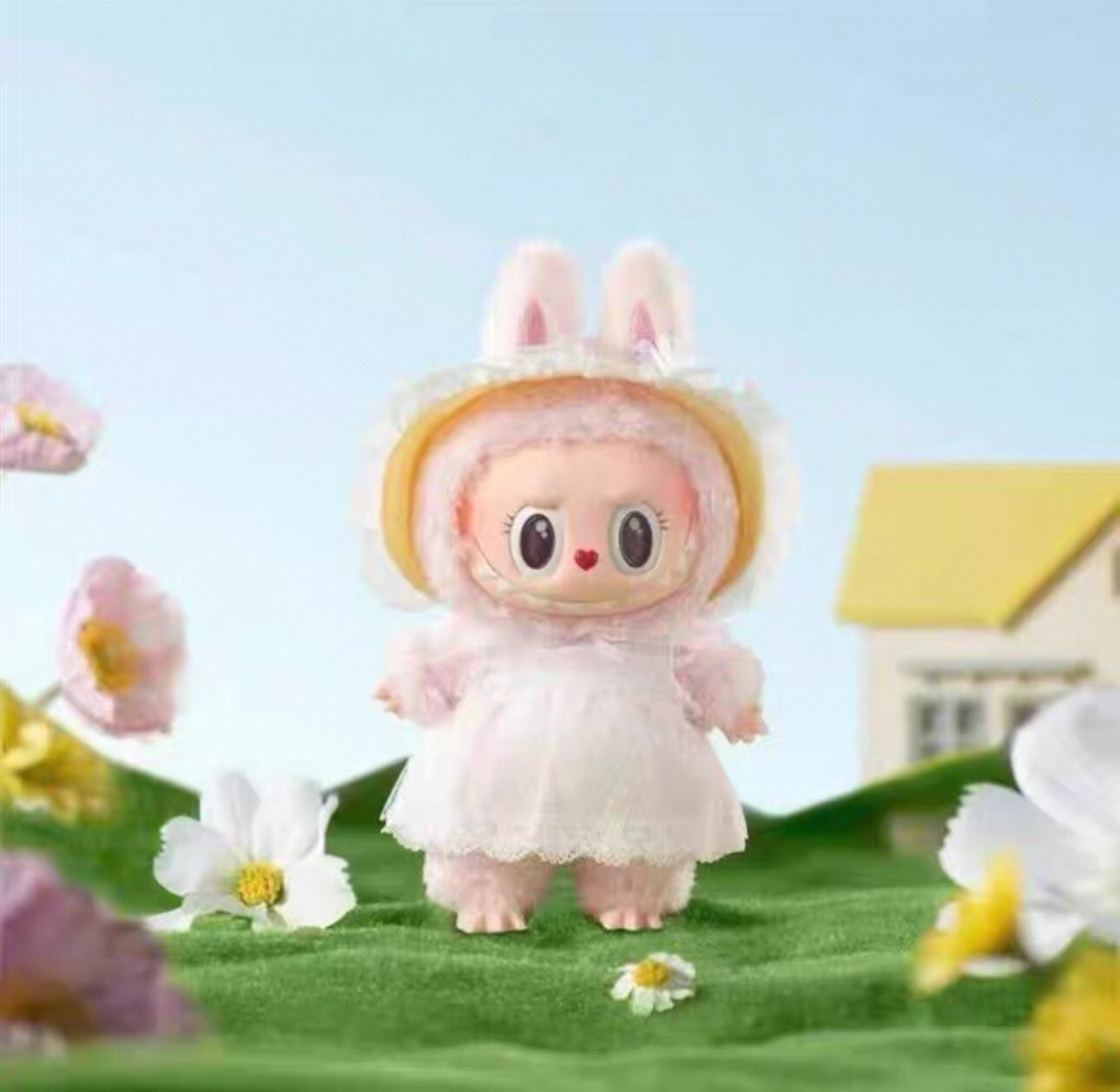 ぬいぐるみ POPMART LABUBU MOKOKO CLOSE TO SWEET Pop Mart Labubu Mokoko Close to Sweet Vinyl Plush Pendant - US