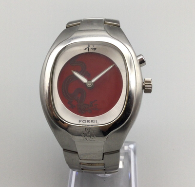 Fossil big tic dragon watch clearance